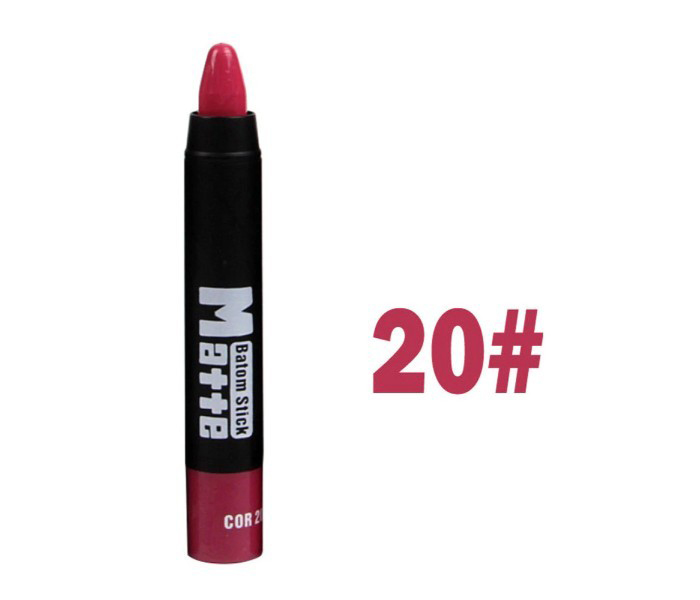 Miss Rose 7301-018B Womens Moisturizing Matte Lipstick Sexy 20 Pink - Zoom Image