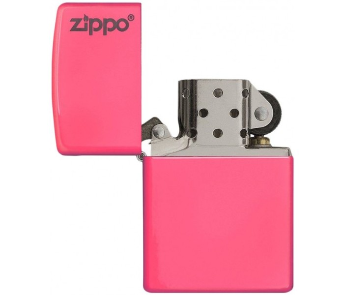 Zippo 28886ZL Neon Logo Lighter Pink - Zoom Image 2