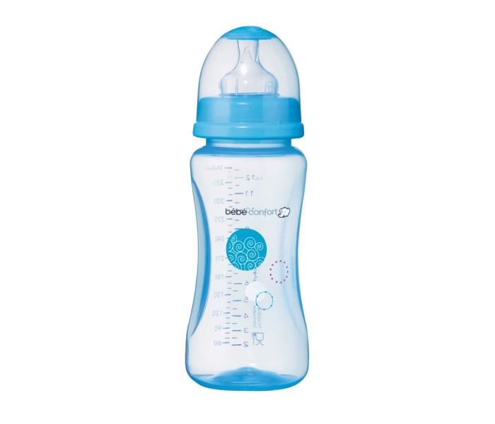 Bebe Confort 30001217 Maternity Wide Neck Bottle - 360ml, Blue - Zoom Image