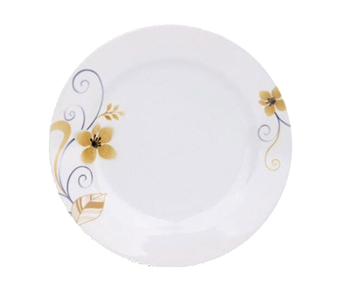 Royalford RF6730 10-inch Melamine Ware Deep Plate - White - Zoom Image 1