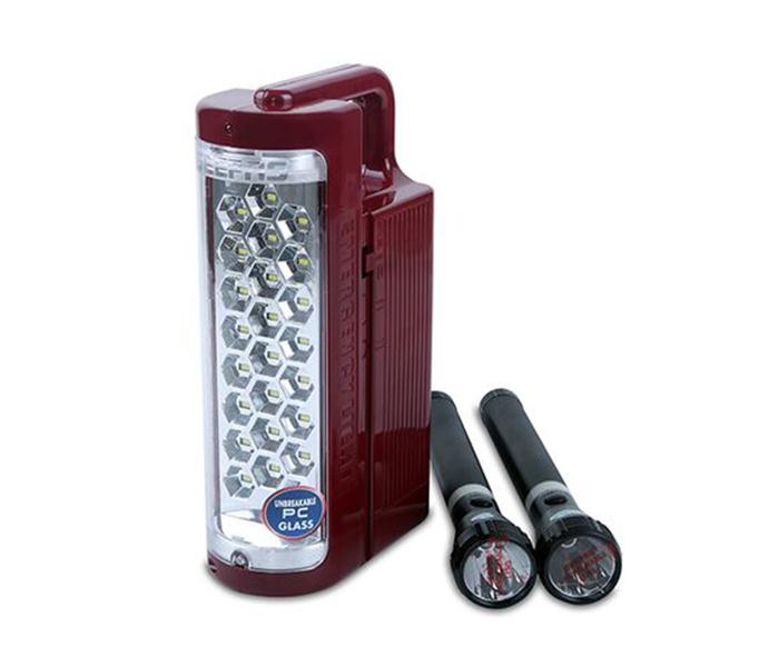 Geepas Torch GEFL4141 Rechargeable 2 Piece Flash Light with Lantern Combo - Zoom Image 2