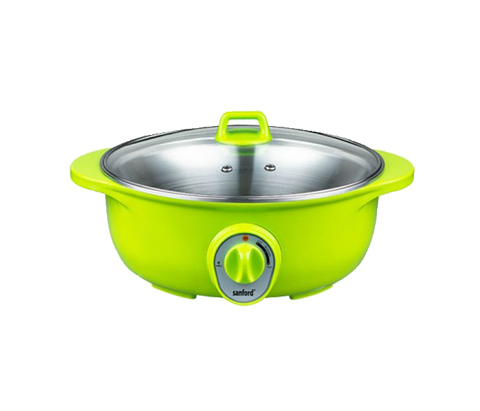 Sanford SF2498EFKD 4.5 Litre Electric Flat Kadai - Green - Zoom Image