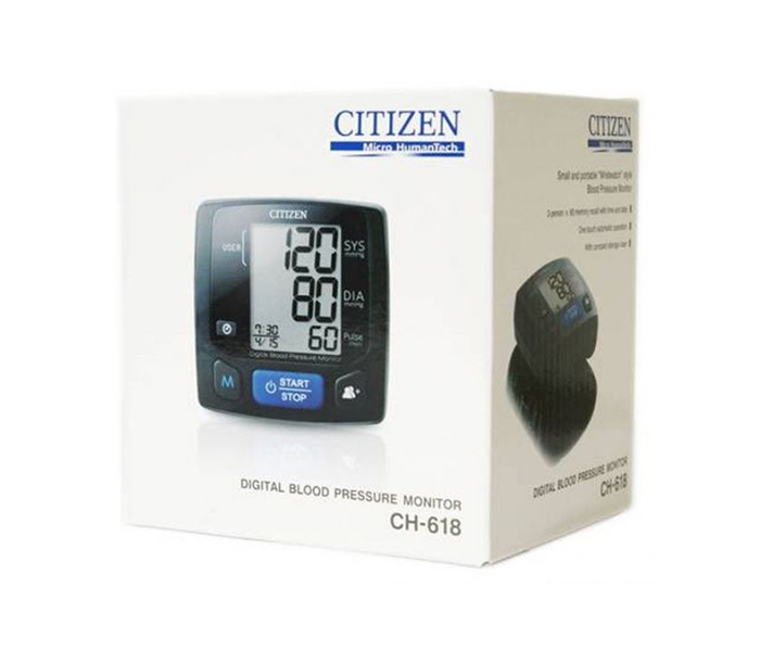 Citizen CH-618 Wrist Digital Blood Pressure Monitor - Zoom Image 3