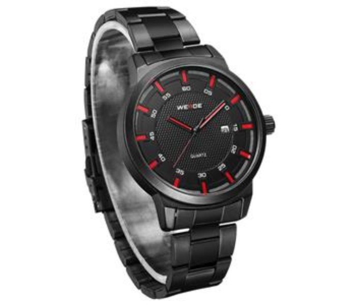 Weide WD 002MB Mens Analog Watch Black and Red - Zoom Image 2