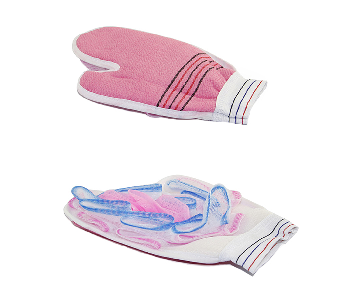 Body Shower Mitt Scrubber Exfoliating Thumb Gloves - Zoom Image 2