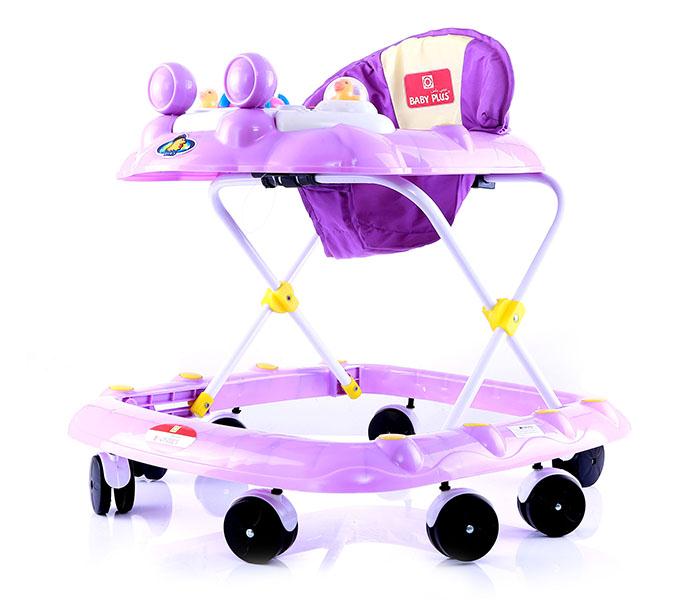 Baby Plus BP7763 Baby Walker with Music - Purple - Zoom Image