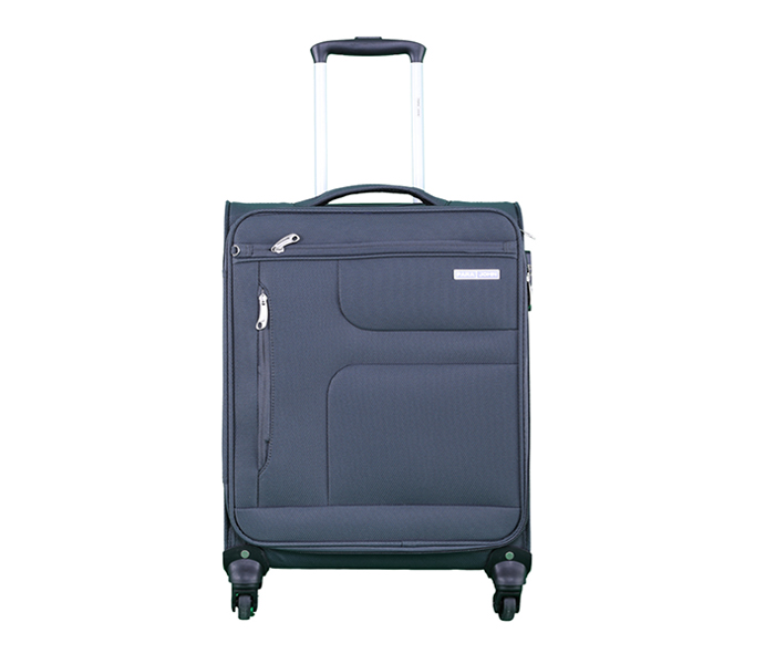 Para John PJTR1025 4 Wheel Soft Trolley Bag - Dark Grey - Zoom Image