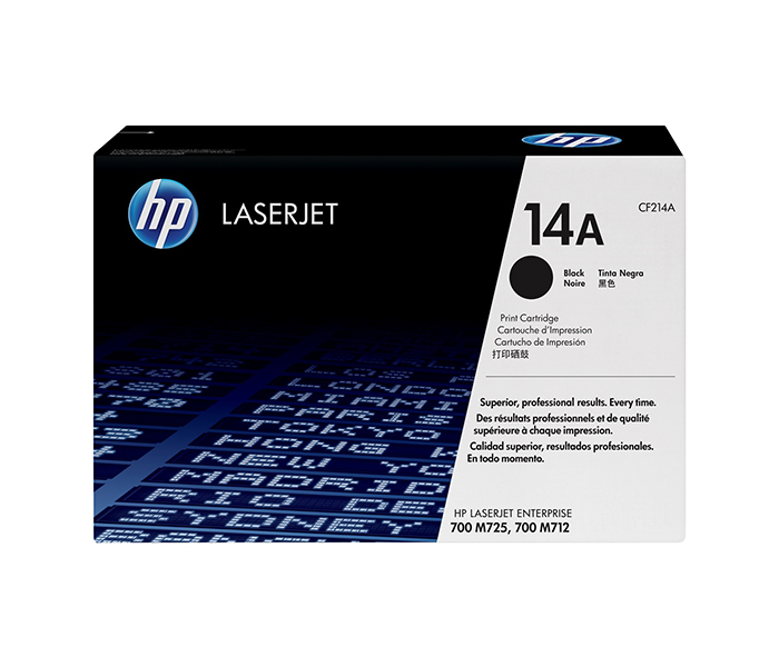 HP 14A Original LaserJet Toner Cartridge - Black (CF214A) - Zoom Image