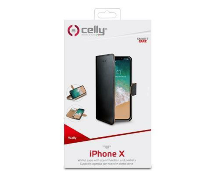 Celly 900 Wally Mobile Case for iPhone X - Black - Zoom Image 3