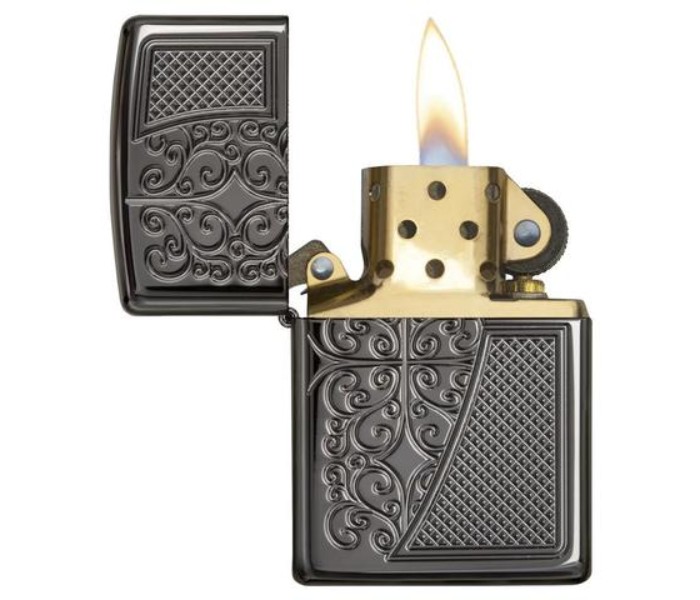 Zippo 29498 24095 Old Royal Filigree Lighter Grey - Zoom Image 1