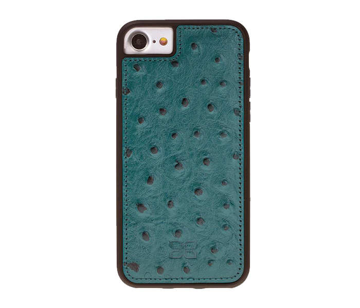 Bouletta FXC-DE11 Ostrich Backside Leather Case for Apple iPhone 7 & 8 - Blue - Zoom Image 5