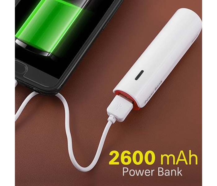 Universal Multi-Color Portable 2600 mAh Power Bank for Smartphones & Tablets - Zoom Image 1