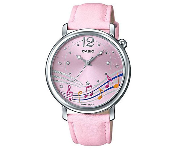 Casio LTP-E123L-4ADF Womens Analog Watch Pink - Zoom Image