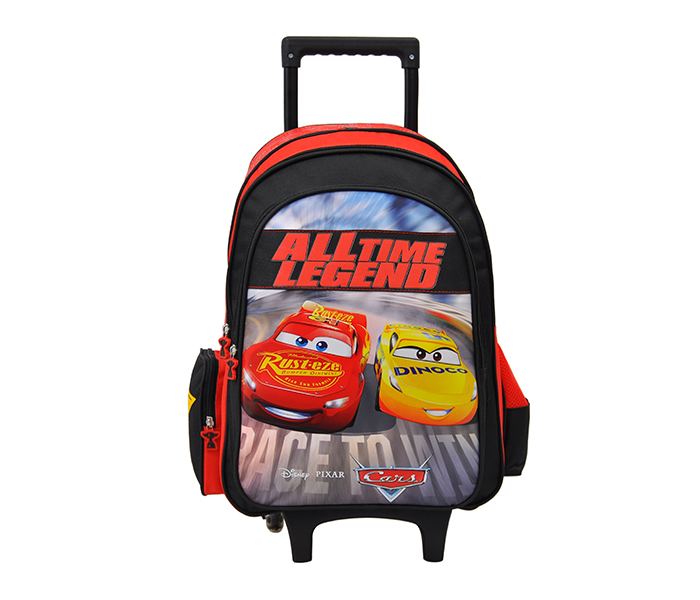 Cars CATL081007 18-inch All Time Legend Trolley Bag - Red & Black - Zoom Image