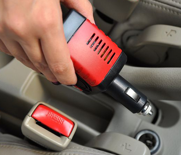 DLC 150 Watts Car Power Inverter - Black & Red - Zoom Image 3