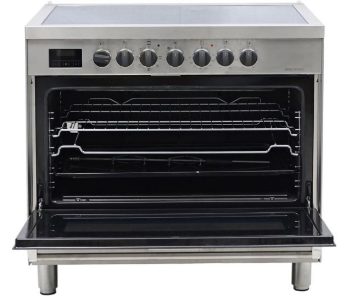 Bompani BO683EG/E 90 x 60 cm Electric Cooker 5 Hotplate Oven with Fan Stainless Steel - Zoom Image 1