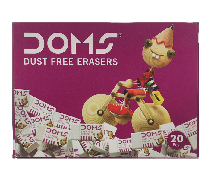 DOMS DM-3420 Dust Free Eraser - 20 Pieces - Zoom Image 2