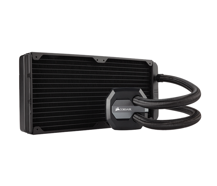 Corsair CW-9060027-WW Hydro Series H115i 280mm Extreme Performance Liquid CPU Cooler - Black - Zoom Image 1