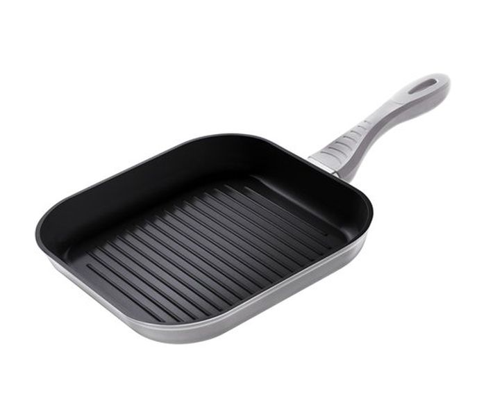 Lamart LT1080 26CM Non-Stick Ceramic Grill Pan - Black & Silver - Zoom Image