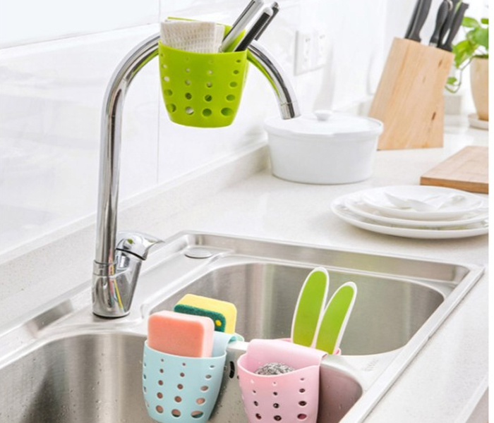 Kitchen Sink Holder for Sponge and Dish Cloths SH123 Assorted - Zoom Image