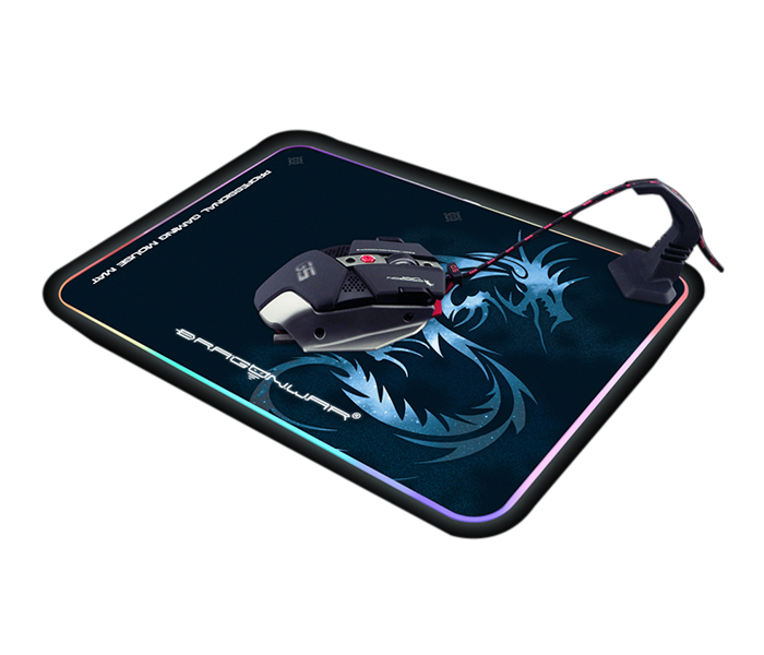 Dragon War GP-007 Magic Stono RGB Metal Gaming Mouse Pad with Bungee - Zoom Image 1