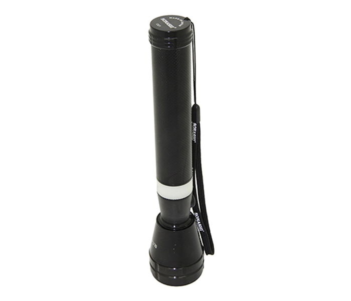 Sonashi SLT-681 3W Rechargeable LED Torch with Unbreakeable Glass - Black - Zoom Image 1