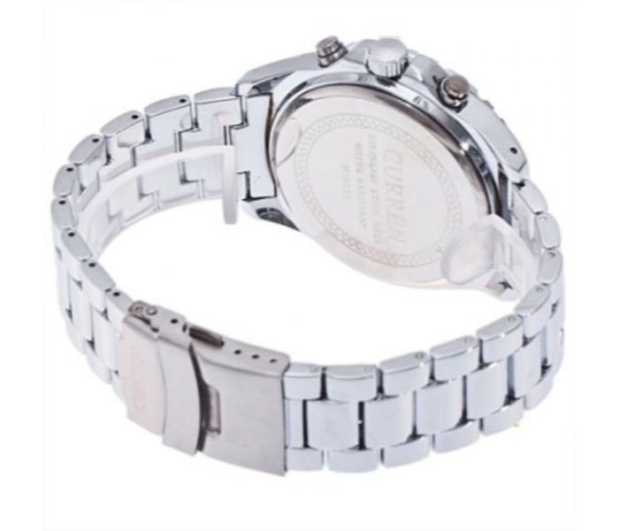 Curren 8053 Stainless Steel Analog Watch For Men Silver And Black - Zoom Image 1