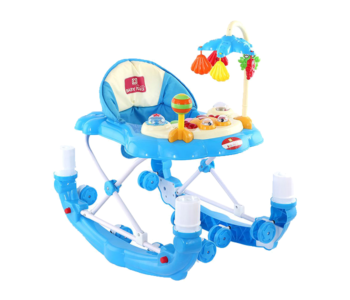 Baby Plus BP6003W Baby Walker with Music - Blue - Zoom Image 4