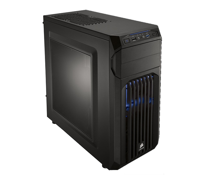 Corsair CC-9011056-WW Carbide Series SPEC-01 Blue LED Mid-Tower Gaming Case - Black - Zoom Image 6