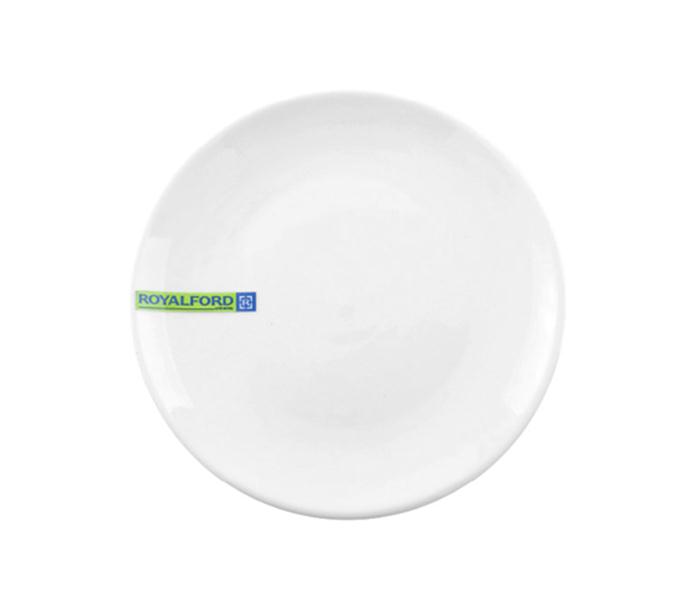 Royalford RF7993 10-inch Magnesia Dinner Plate - White - Zoom Image