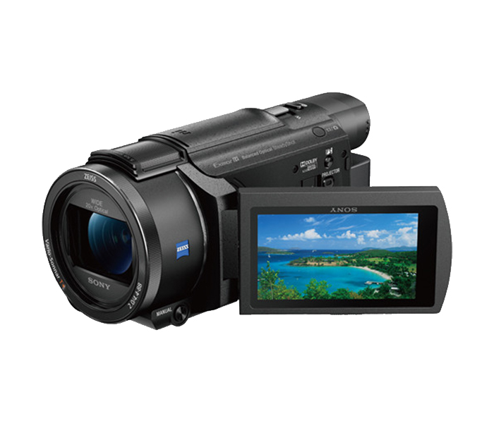 Sony FDR-AXP55 4K Handycam with Built-In Projector - Black - Zoom Image 7