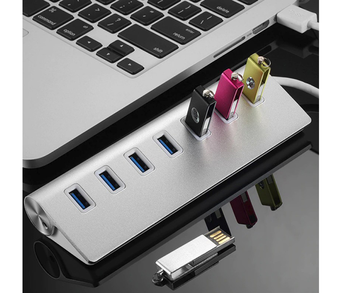 Trands TR-HB627 3.0 Multiport USB HUB - Silver - Zoom Image 5