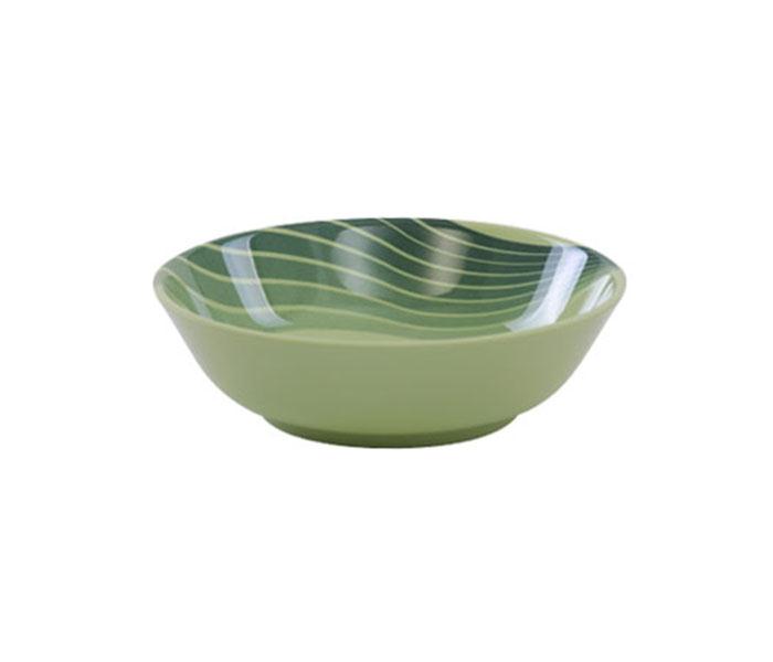 Royalford RF8164 6-inch Melamine Radiant Thai Soup Bowl - Green - Zoom Image