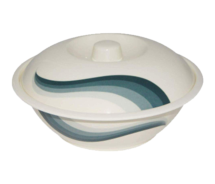 RoyalFord RF8072 10-inch Melamine Super Rays Bowl with Lid - Blue - Zoom Image