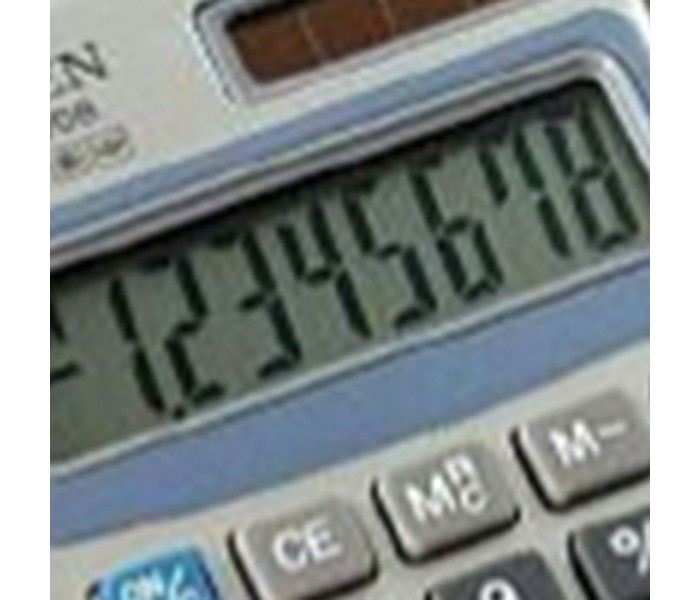 Citizen CTZ SLD 7008 8 Digit Basic Calculator White - Zoom Image 1