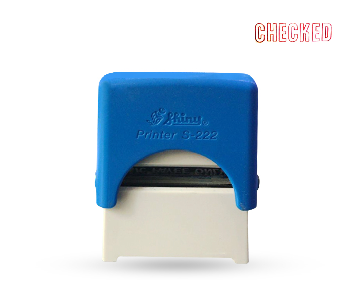 Shiny STC03 CHECKED Self-Inked Readymade Stamp - Zoom Image 2