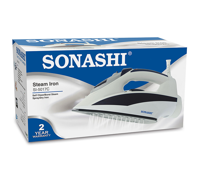 Sonashi SI-5017C(VDE) 2000W Steam Iron with Ceramic Sole Plate - Dark Blue - Zoom Image 3