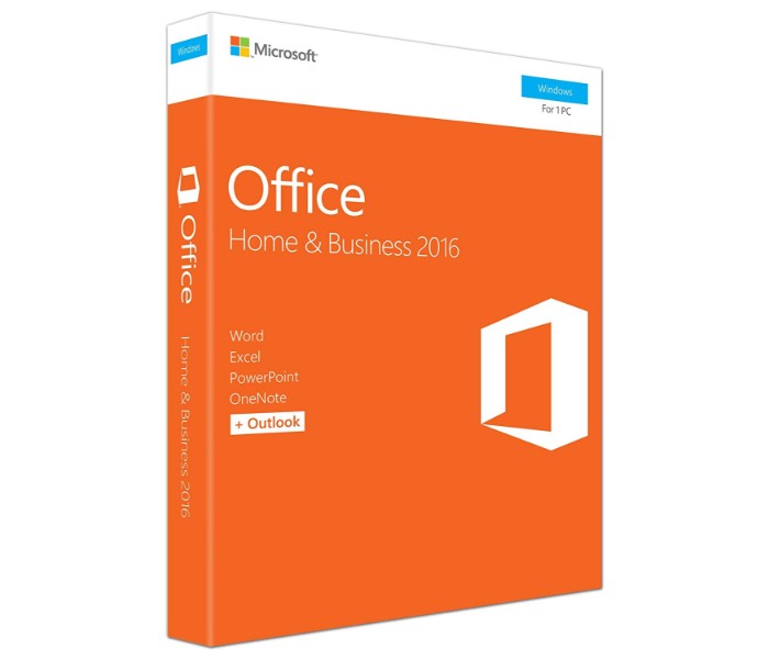 Microsoft Office Home and Business 2016 for PC - Zoom Image