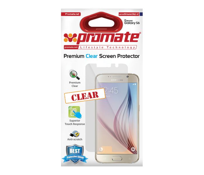 Promate ProShield.S6-C Premium Clear Screen Protector, Clear - Zoom Image 3