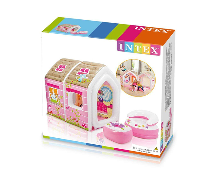 Intex ZX-48635 Princess Play House Tent with Chair & Ottoman - Zoom Image 2