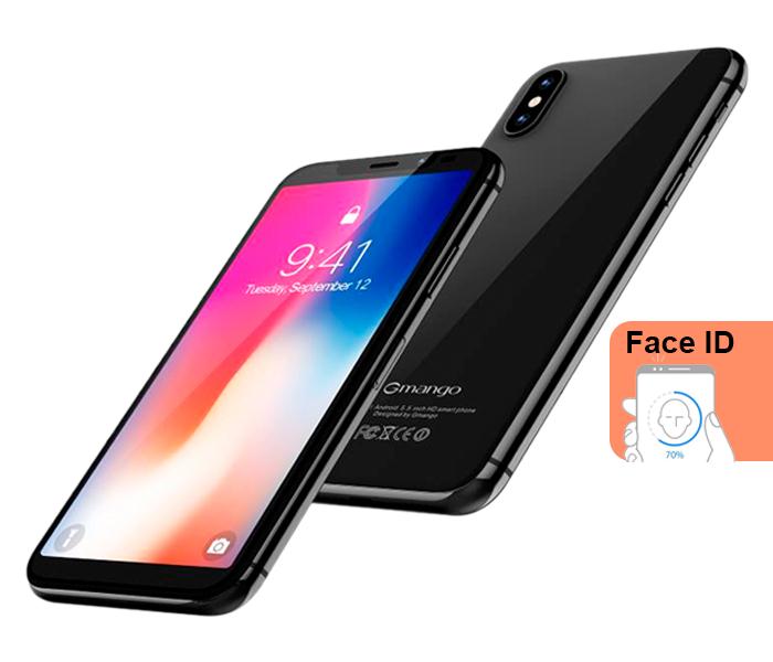 GMANGO IP8X With Face unlock, 4G 4GB ,32GB,Quad core,16 mega pixel Front 13 mega pixel, Wifi.Black - Zoom Image