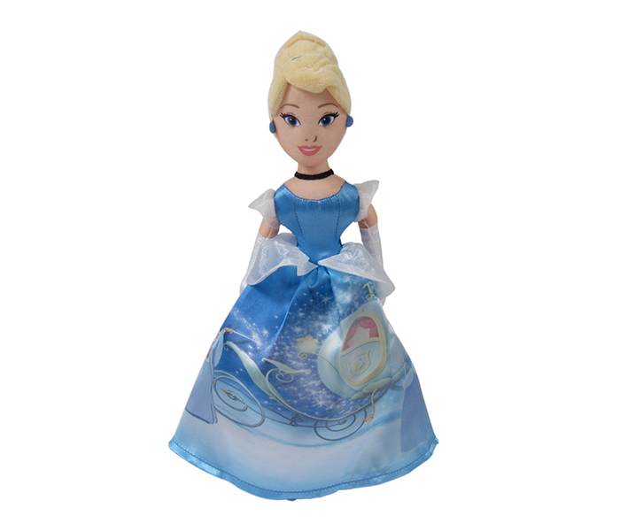 Disney Plush PDP1500632 10-inch Story Telling Cinderella Soft Toy - Blue - Zoom Image