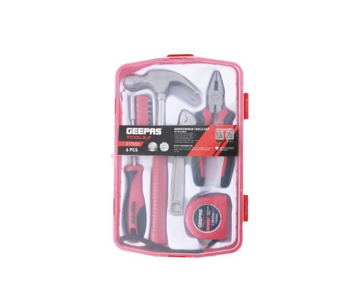 Geepas GT7650 Homeowner Tools Set Black, Red - Zoom Image