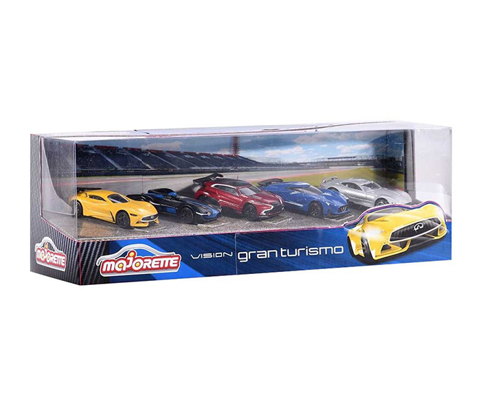 Majorette 212054052 5 Pieces Gran Turismo Toy Cars Gift Pack 1:64 - Zoom Image 2