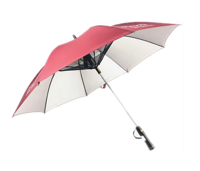 Generic Cooling Umbrella with Fan - Multicolor - Zoom Image 3