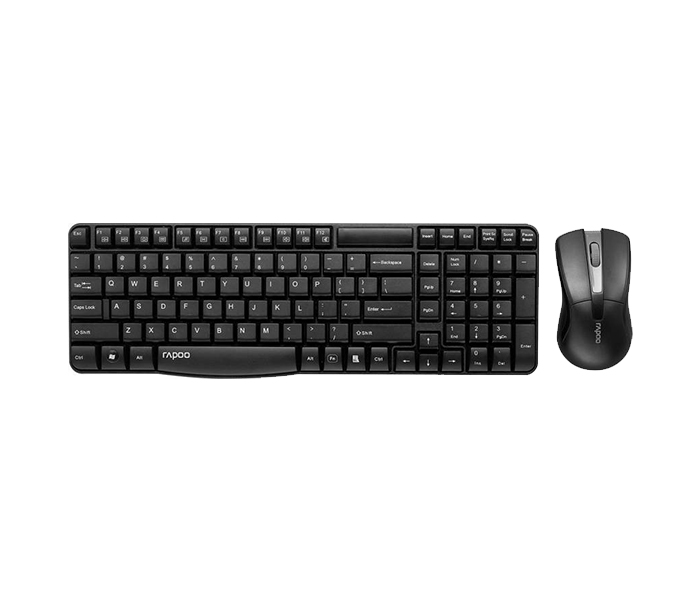 Rapoo X1800 Combo Wireless Optical Mouse & Keyboard - English, Black 11500 - Zoom Image 7