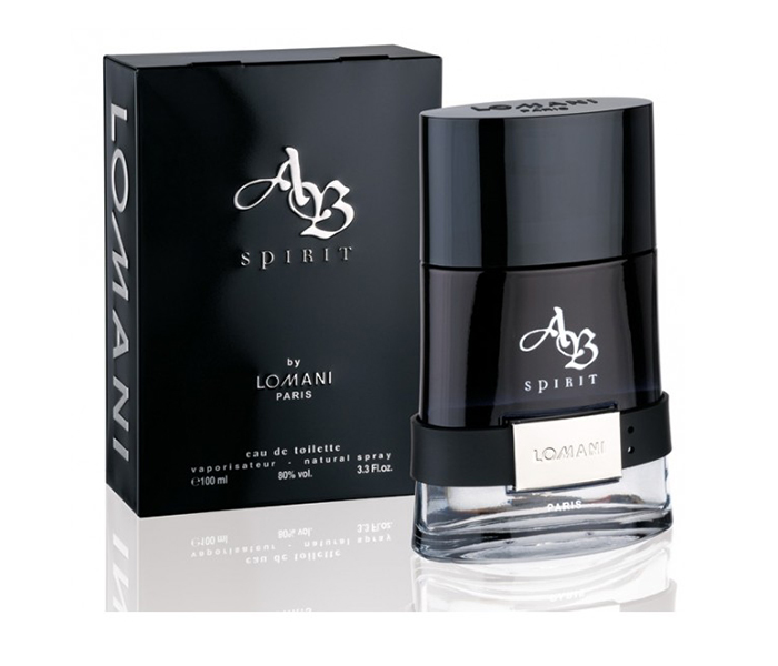 Lomani 100ml AB Spirit Black Eau De Toilette Spray For Men - Zoom Image 1