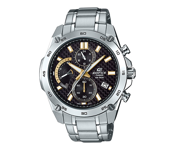 Casio Edifice EFR-557CD-1A9VUDF Mens Analog Watch Silver and Black - Zoom Image