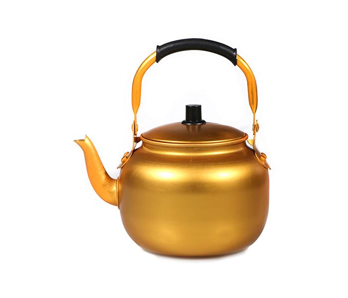 Delcasa DC1086 1 Litre Aluminum Golden Tea Kettle - Zoom Image