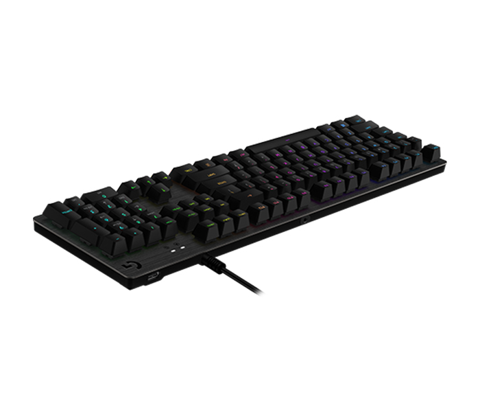 Logitech 920-008946 G512 Carbon Mechanical RGB Wired Gaming Keyboard - GX Blue Switch, Black - Zoom Image 3